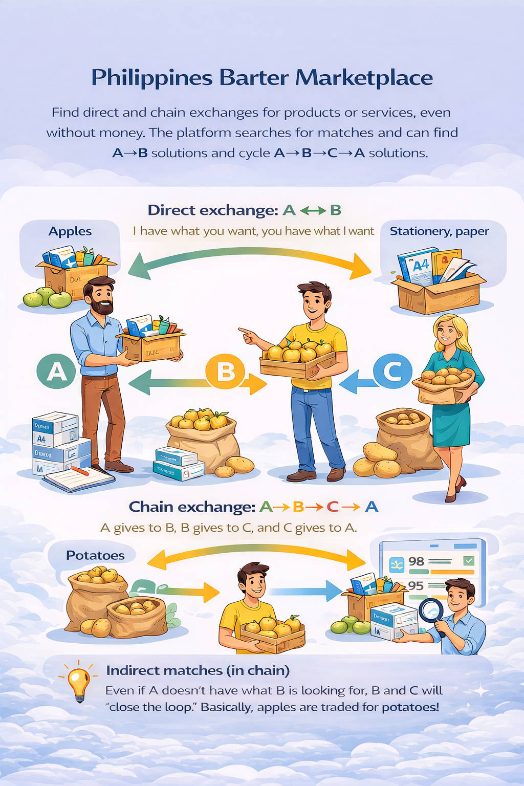 Marketplace flow diagram